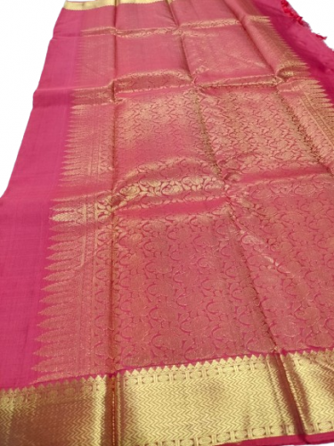 ARNI SILK HALF FINE ZARI SAREE WITH BLOUSE